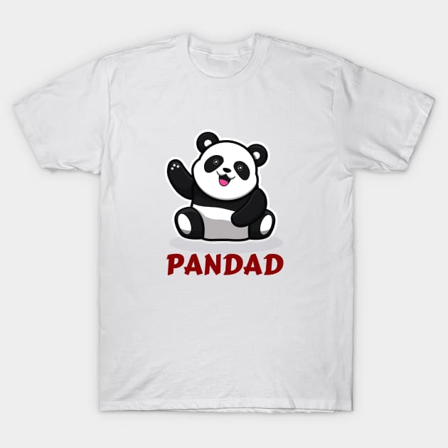 Panda Dad | Panda Pun T-Shirt by Allthingspunny